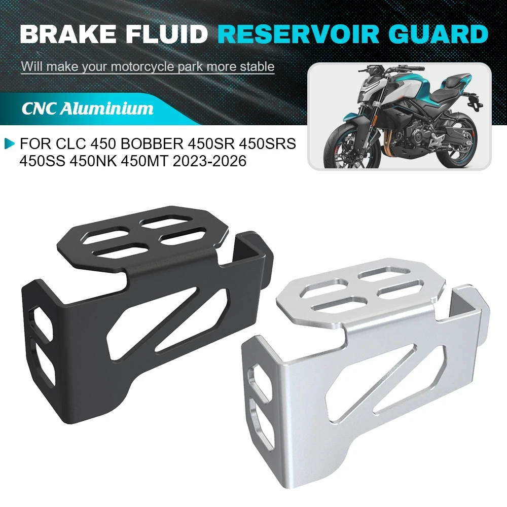 

For CFMOTO CLC 450 Bobber 450SR 450SRS 450SS 450NK 450MT 2023-2026 Motorcycle Accessories Rear Brake Fluid Reservoir Cap Guard