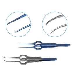 Iris Conjunctiva Forceps Eyelid Forceps Straight Curved Eye Surgical Tool Ophthalmic Instrument