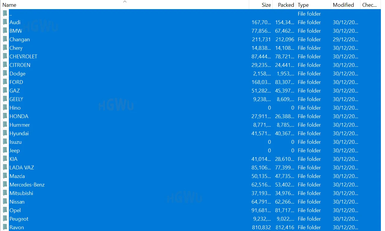 Big Pack ECU Stock Firmware Files of A Huge Kind of Cars Petrol and Diesel Flash files