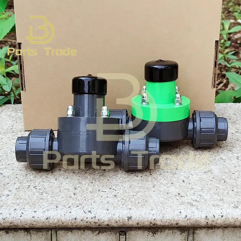 DN15 20 25 Plastic UPVC Back Pressure Valve Safety One-way Pressure Relief Valve Union Type Pressure Resistant