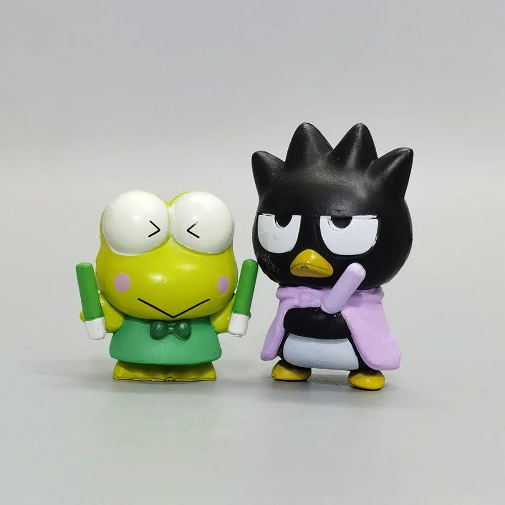 Sanrio 4Cm Pochacco Figure BadBadtz-maru KEROKERO KEROPPI Anime Kawaii słodka zabawka kolekcja materiałów pcv prezenty dla dzieci