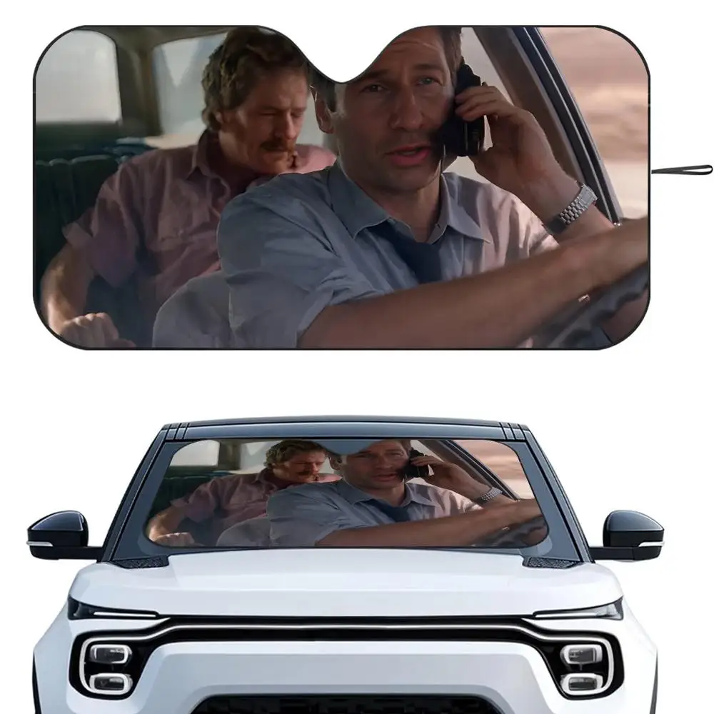 

X-X-Files TV Series Sun Visor Reusable Aluminum Foil UV Protector Heat Five-Layer Insulation Windshield Sunshades