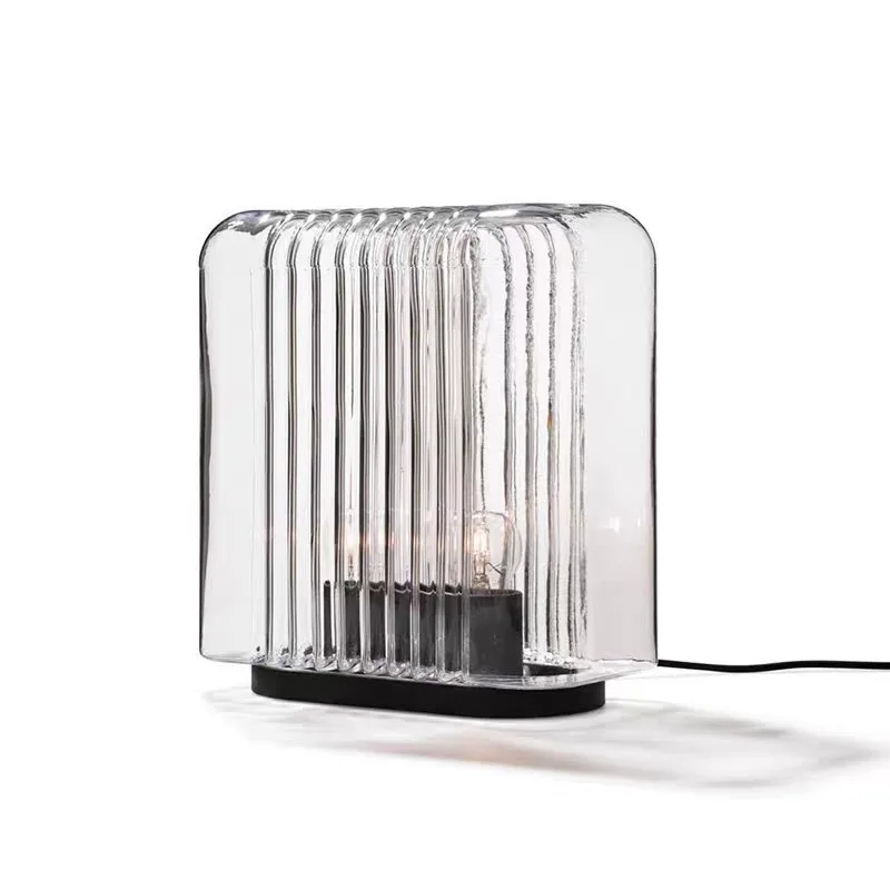

Hotel bedside decoration living room lamp, Bauhaus glass desk lamp