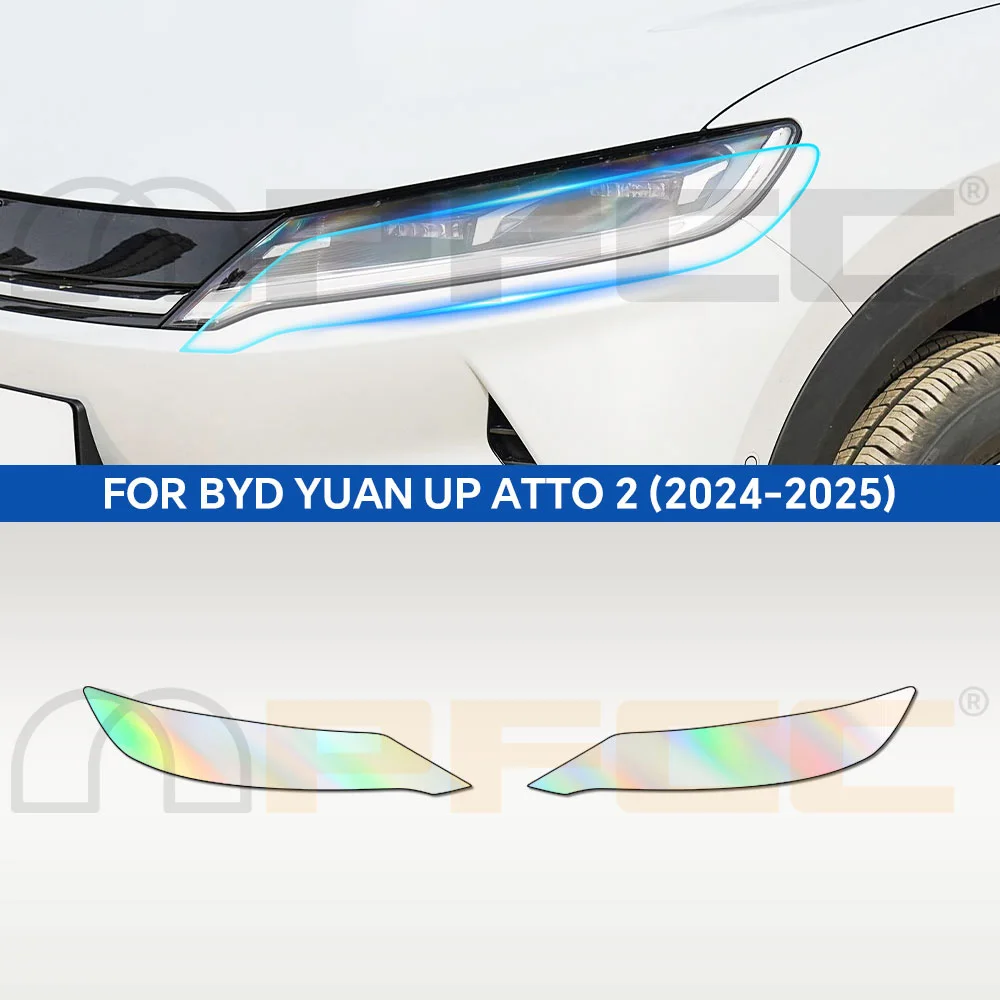 

Headlight Rearview B C Pillars TPU Paint Protection Film For BYD YUAN UP ATTO 2 2024-2025 PPF Bra Anti-scratch Clear Sticker