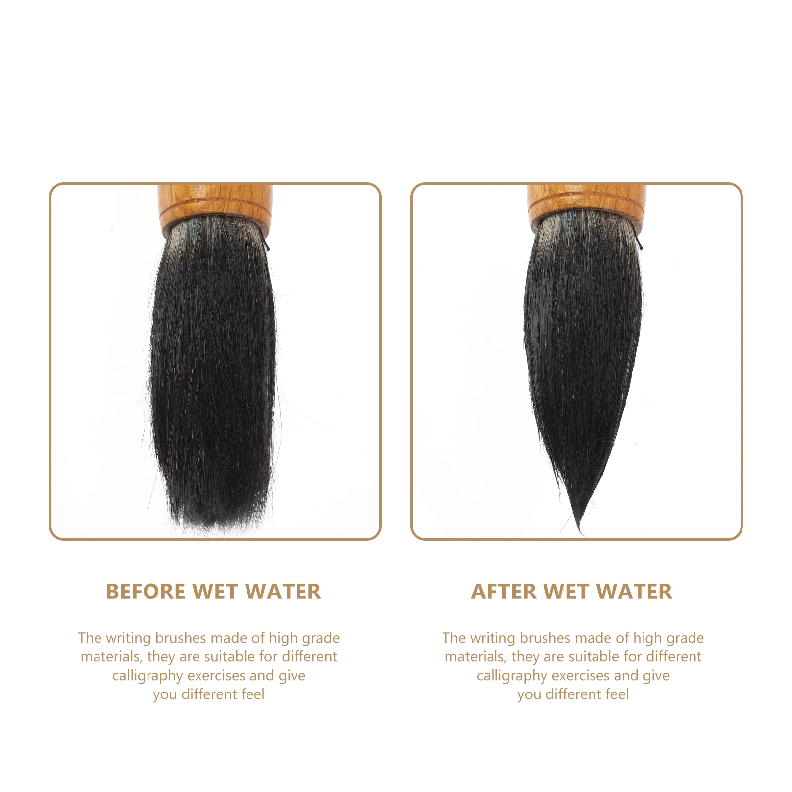 

Pen Calligraphy Brush Pens Chinese Brushes Watercolor Japanese Black for Beginners Painting Kit