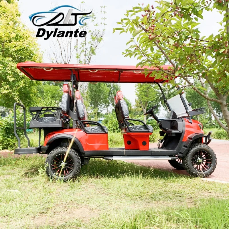 عربات جولف مخصصة، مركبات كهربائية أربع عجلات منزلية جديدة صديقة للبيئة، عربات جولف للطرق الوعرة