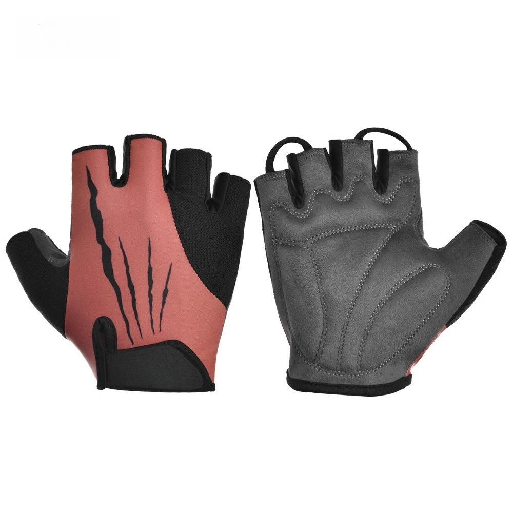 

Half finger riding gloves inner pad shock absorber outdoor