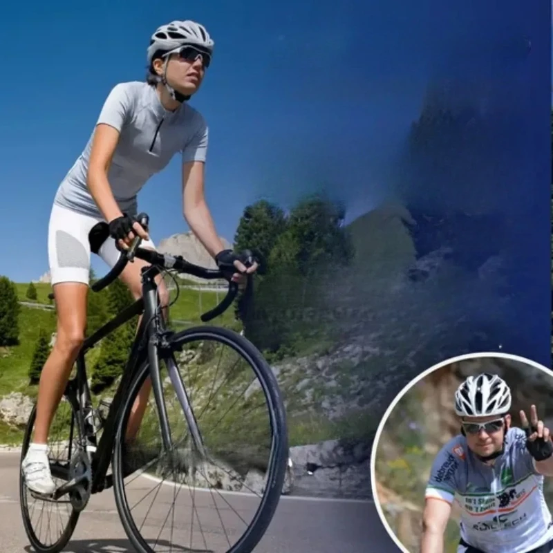 Sports Bike Cycling Mtb Speed Protection Uv 400 Sun Blue White