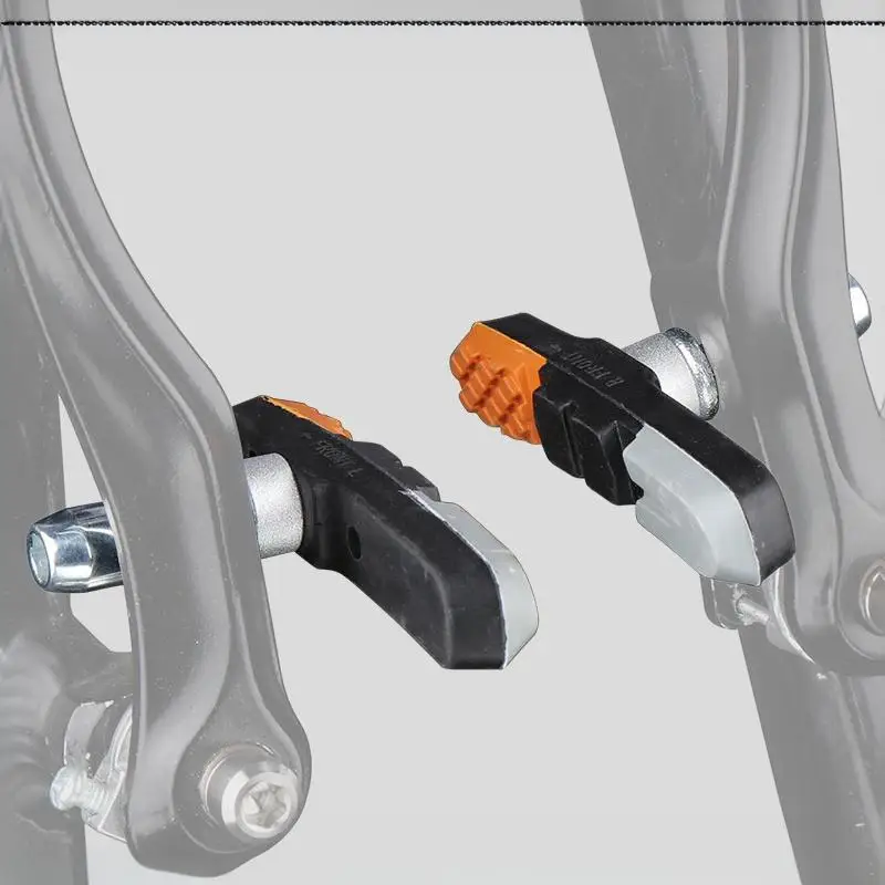 V-Bremsbeläge 2 Stück 70mm Hochwertiger, strapazierfähiger Gummi für Metallfelgen, geeignet für Nass- und Trockenbedingungen im Winter und Sommer beim Radfahren. – Detail 6
