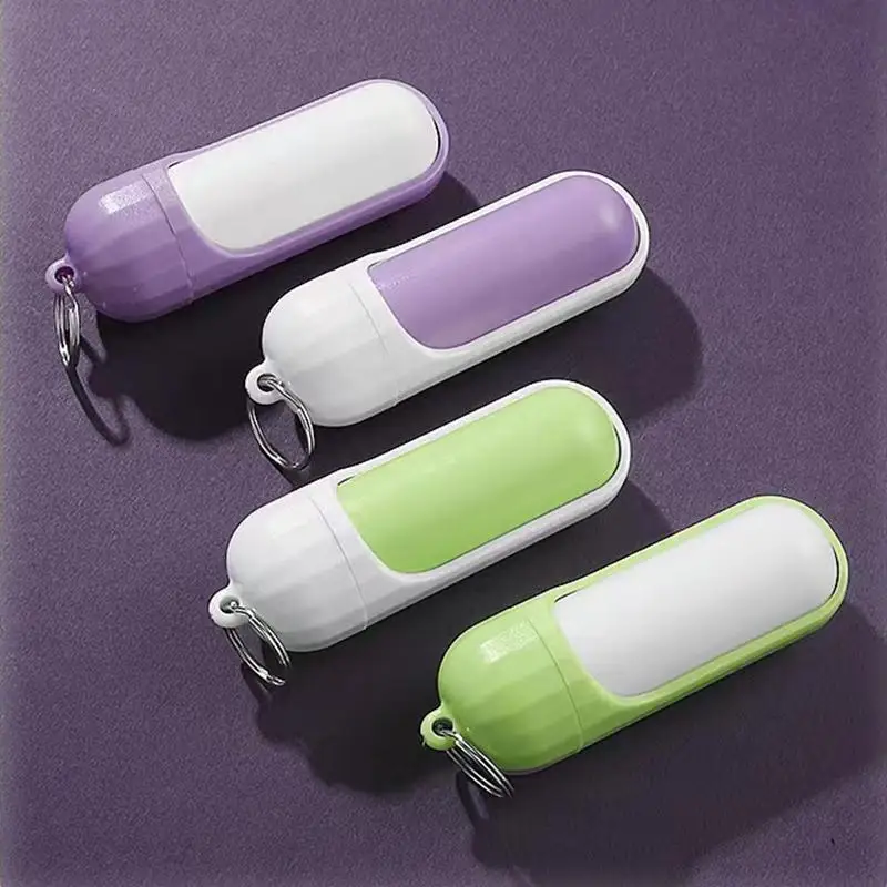 6 stks/set Rvs Nail Cutter Pedicure Schaar Met Capsule Vormige Opbergdoos Draagbare Manicure En Pedicure Tool