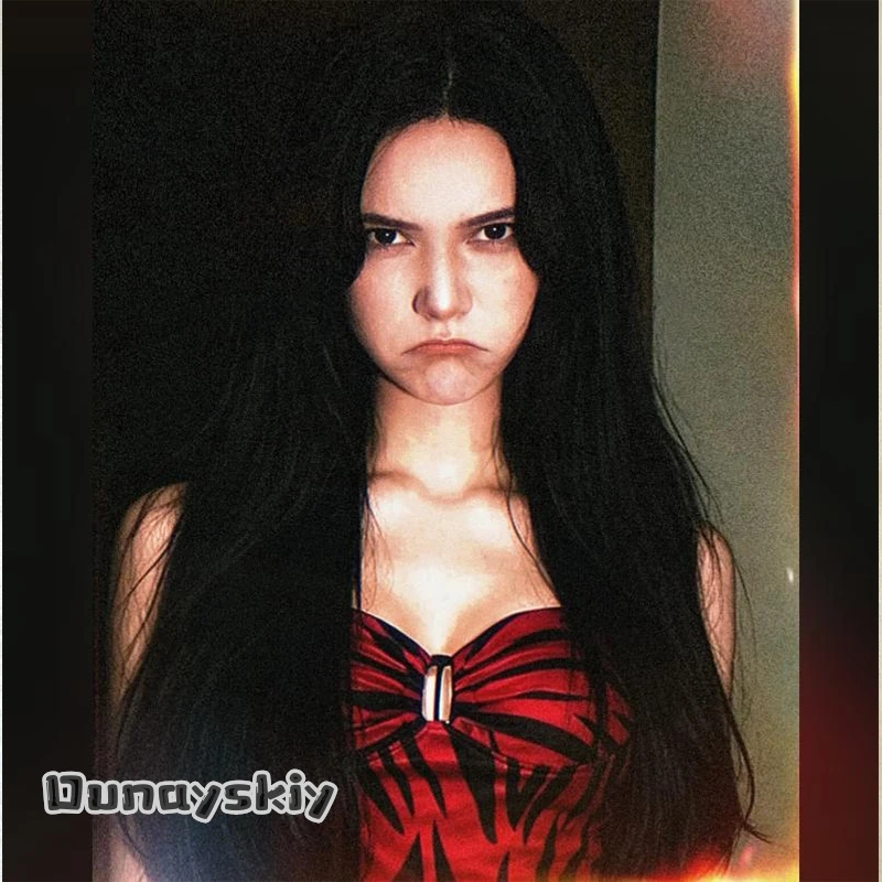 Obsession Nikki Halter Top Cosplay Halloween Suits Women Tops Mesh Halter Top Red Zebra Top Horror Movie Roleplay Summer Hot Top