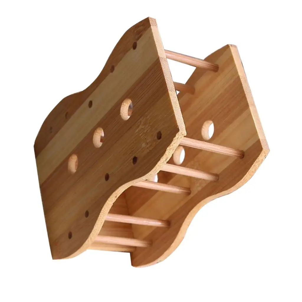 Bamboo Chopsticks Holder Utensil Organizer Kitchen Tools Holder Spoon Rest for Home Cooking