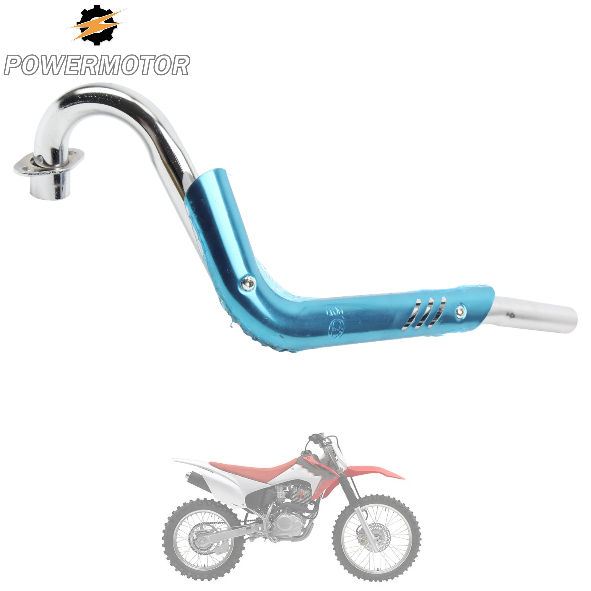 

28MM Motorcycle Exhaust Muffler Pipe for Kawasaki KLX110 70cc-150cc HONDA CRF70 125cc 110cc Enduro DirtBike Exhaust Accessories