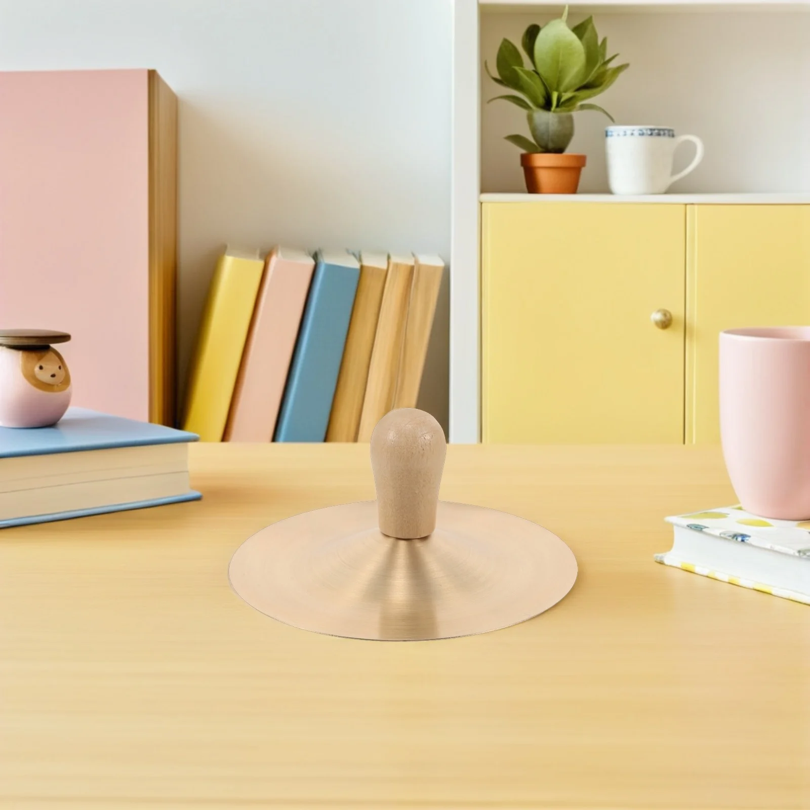 

1Pair Copper Mini Hand Cymbals Kids Orff Percussion Instrument Dancing Props Finger Cymbals Small Music Accessory