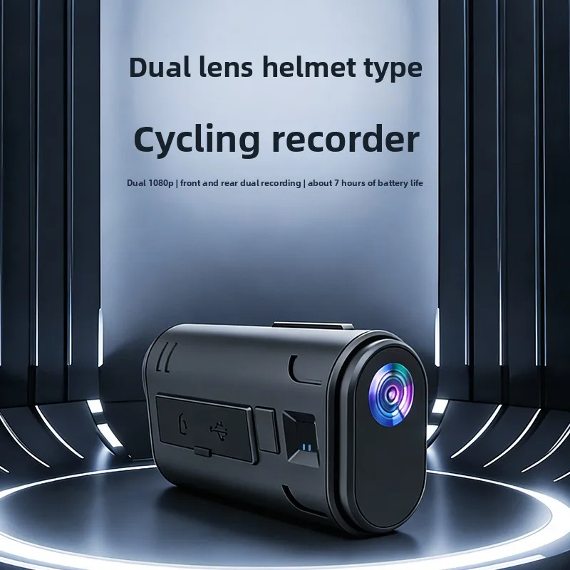 Dual Lens Helmet WiFi Riding Camera, 1080P Motorcycle Dash Cam Recorder OEM ODM
