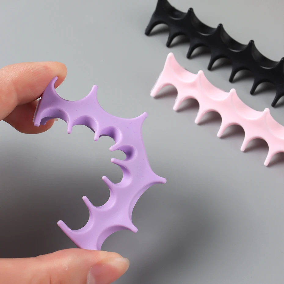 Soporte de Silicona Suave para Pinceles de Uñas, Estante para Pinceles de Gel UV, Organizador para Pintura, Manicura 4