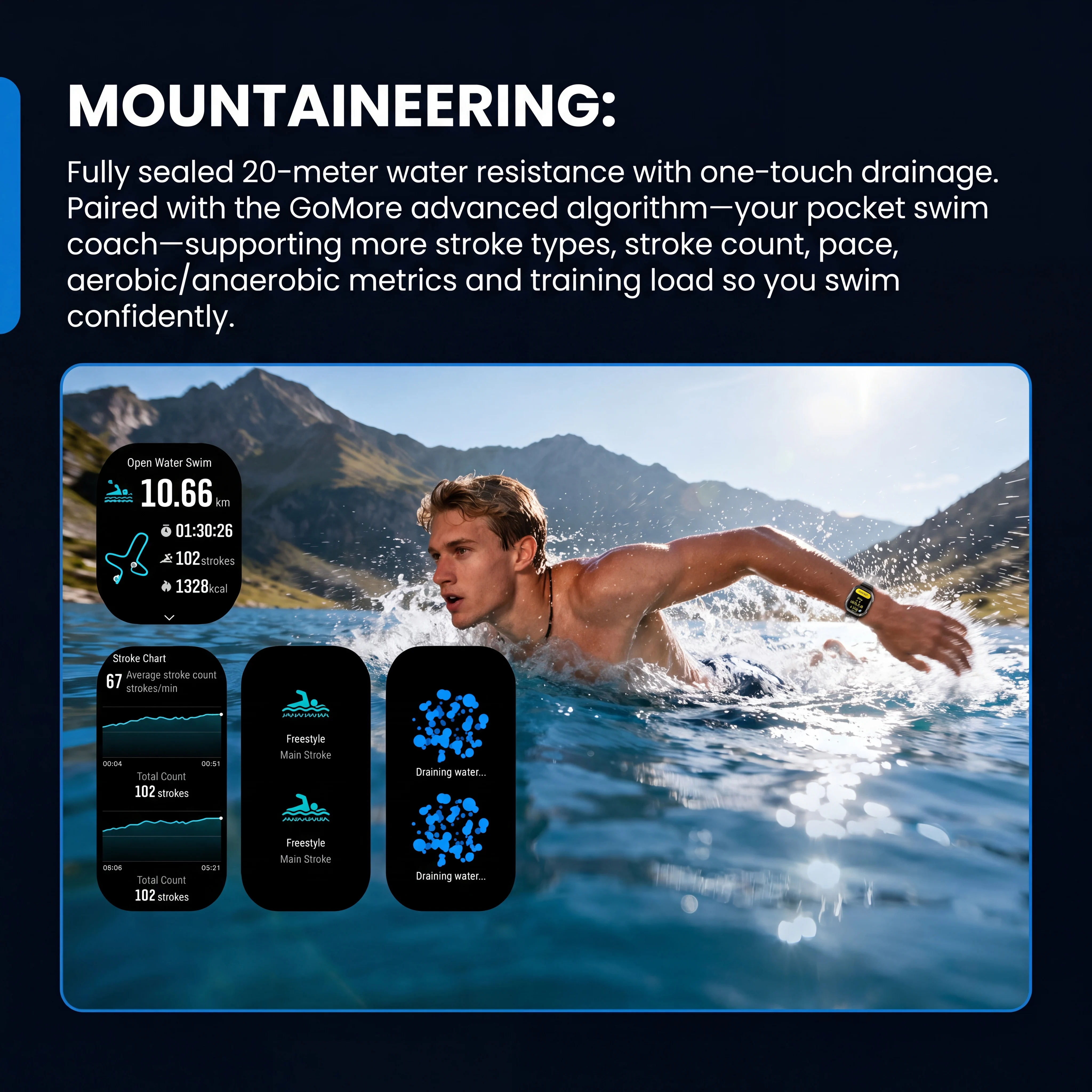 2.02" Military Smart Watch Men Rugged GPS Tracker 5ATM Waterproof Bluetooth Call Compass Barometer Outdoor Sports Smartwatch