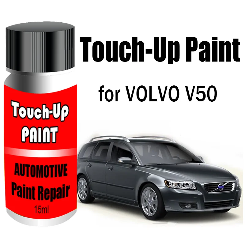 

Automotive Touch Up Paint (With Brush) for VOLVO V50 Paint Scratch Remover Car Paint Care Accessories