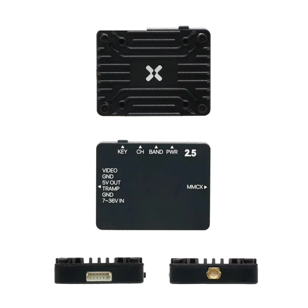 Foxeer Reaper Extreme 2,5 W 5,8G 40CH Pitmode 25mW 200mW 500mW 1,5W 2,5W ajustable FPV VTX 2-8S 20X20mm para FPV de largo alcance