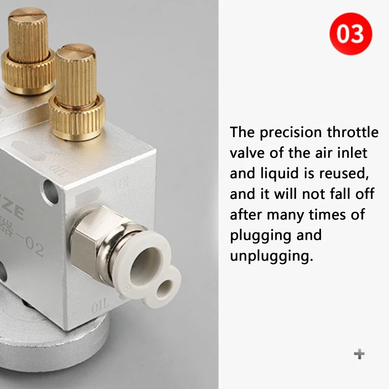 Mist Coolant Lubrication Spray System With Throttle Valve CNC Lathe Milling Drill Engraving Machine Air Tool Accessories