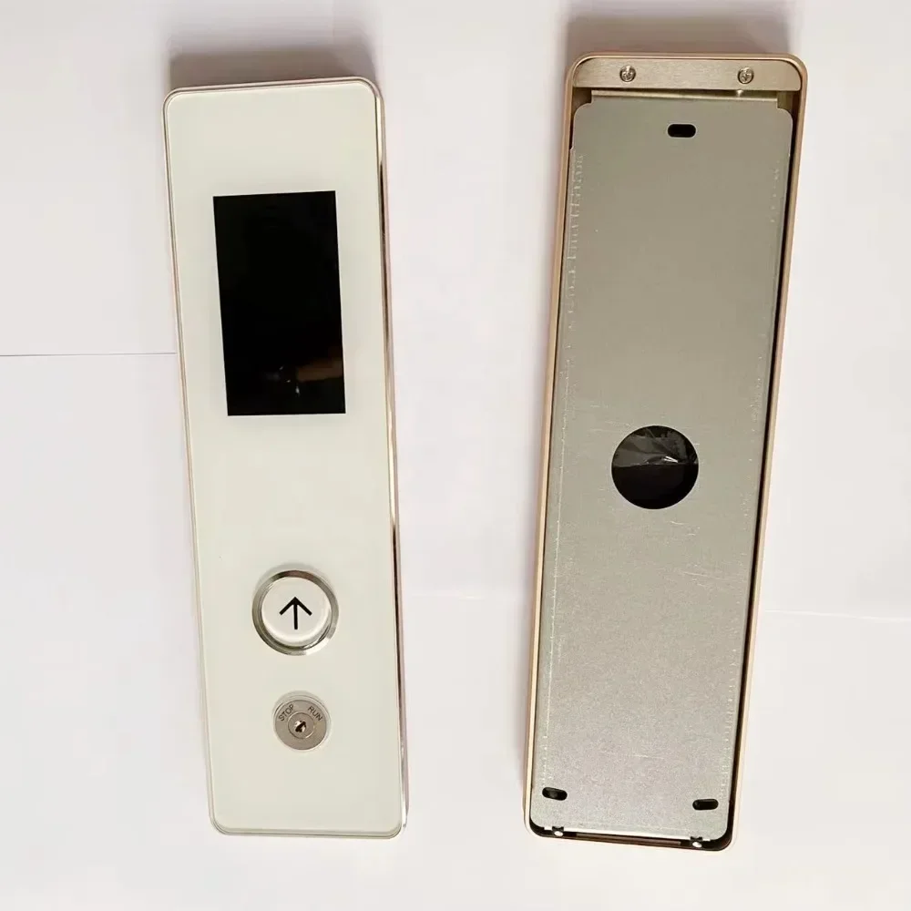 Surfa Mounted Operation Panel Elevator COP HOP with Tempered Glass Panel