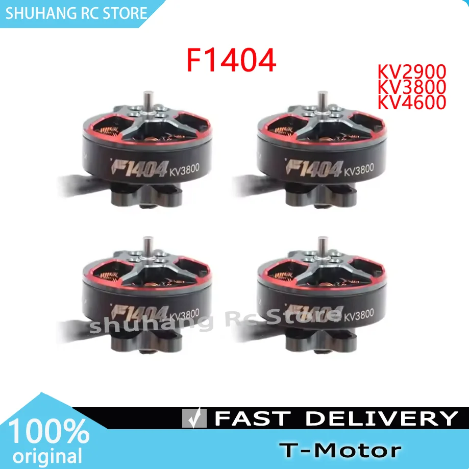 

T-Motor F1404 2900/3800/4600KV Brushless Motor 2mm Shaft Diameter for RC FPV Freestyle Toothpick Drones Replacement DIY Parts
