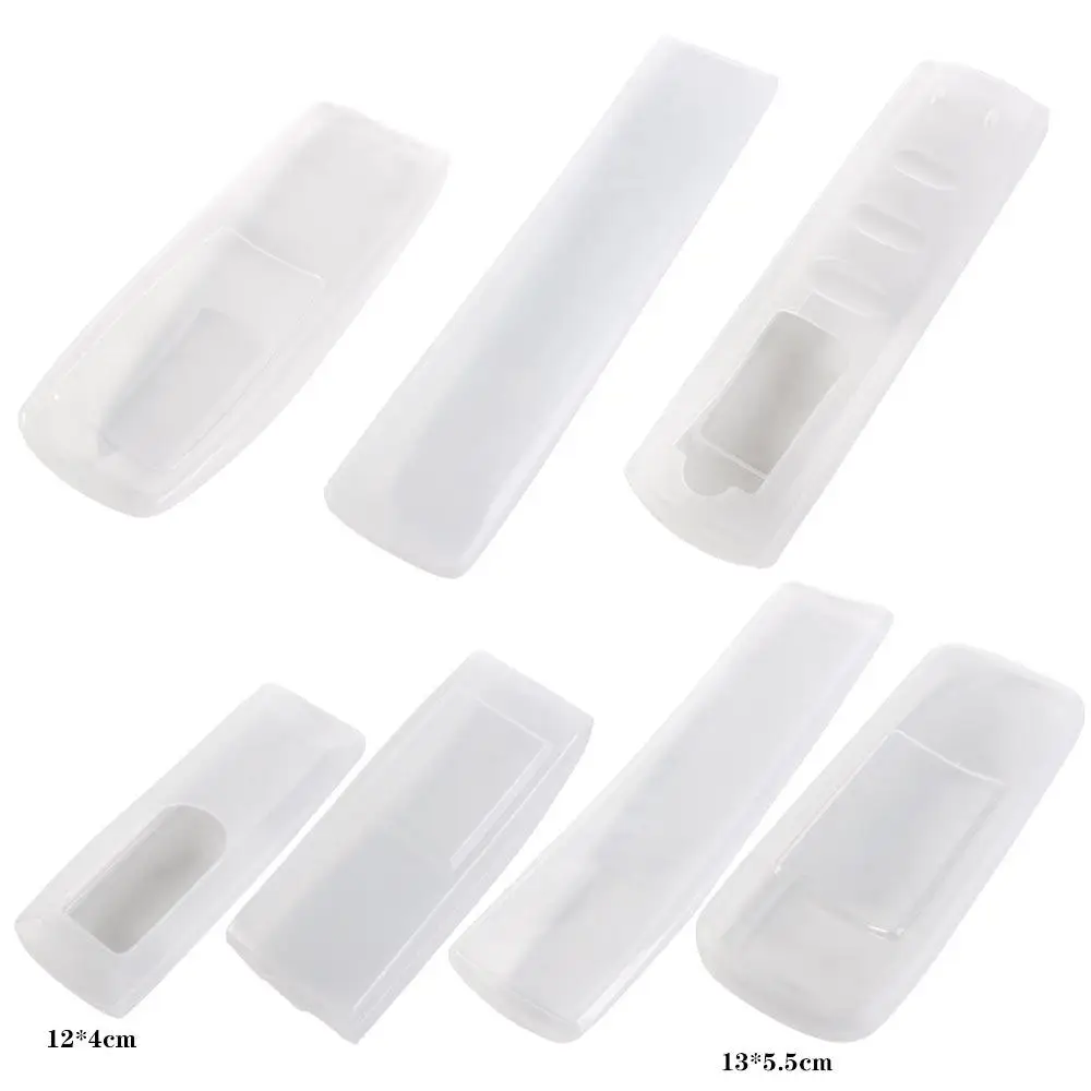 1Pc Transparent Stretchable Silicone Remote Control Protective Case Waterproof Dustproof Cover For TV Air Remote Storage Bag view 6
