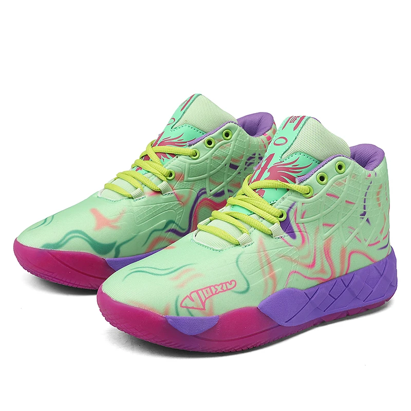 

Basketball shoes, friction-inducing running shoes, combat running shoes, men's cross-border large size, professional anti-slip a