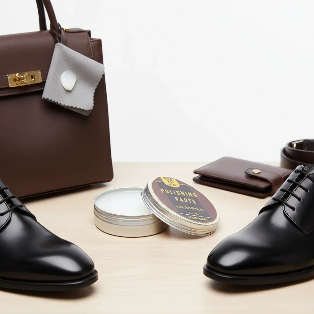 كريم العناية بالجلد متعدد الأغراض عالي الجودة للحقائب والمحافظ والأحزمة والترطيب واستعادة النعومة المضادة للتشقق 50 جرام/100 جرام