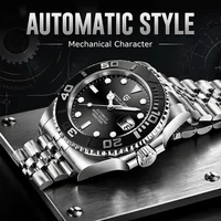 PAGANI DESIGN Men's Diving Automatic Watch Luxury Sapphire Stainless Steel 100M Waterproof Classic Diving Mechanical Watch photo 1