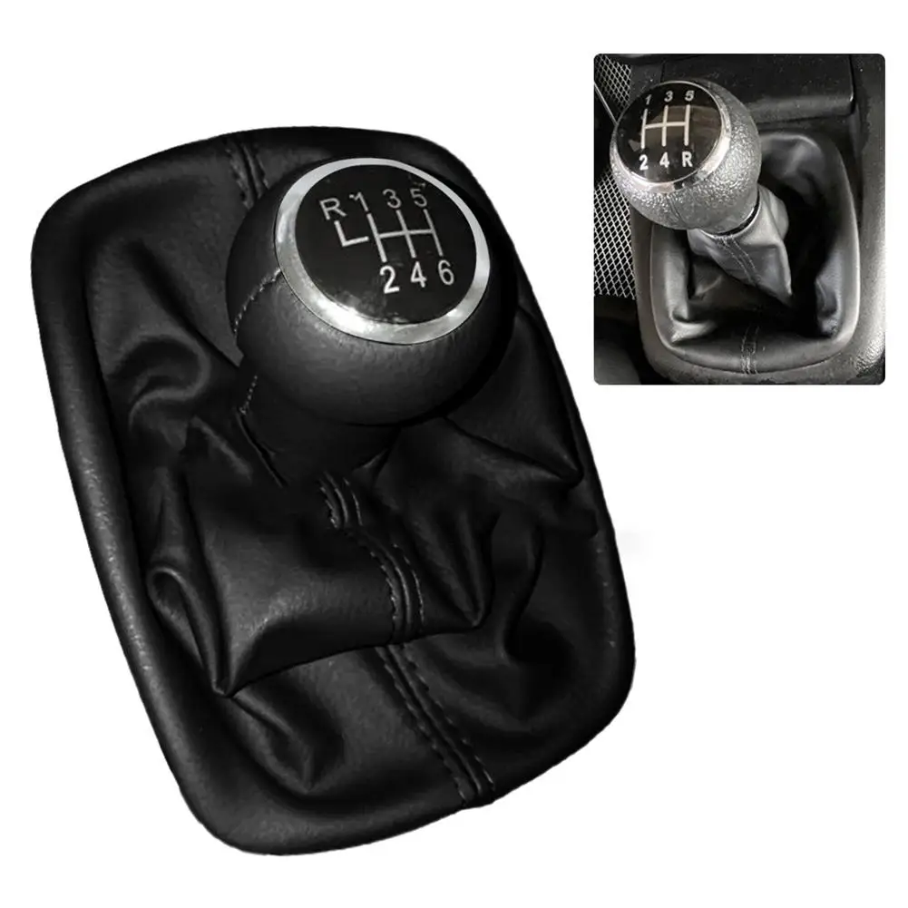 For A6 C5  For A4 For B5 A8 D2 5/6 Speed Car Gear Shift Knob Lever Gaiter Boot Cover Accessories For Vehicle