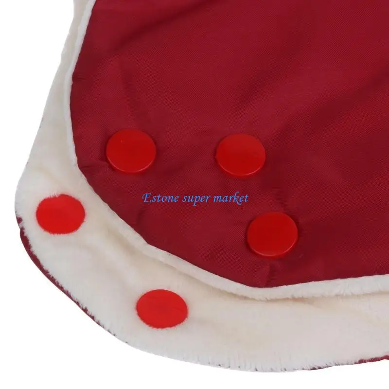 090B Stroller Hand Muff Baby Pushchair Hand Muff Waterproof Fleece Gloves Pram Accs