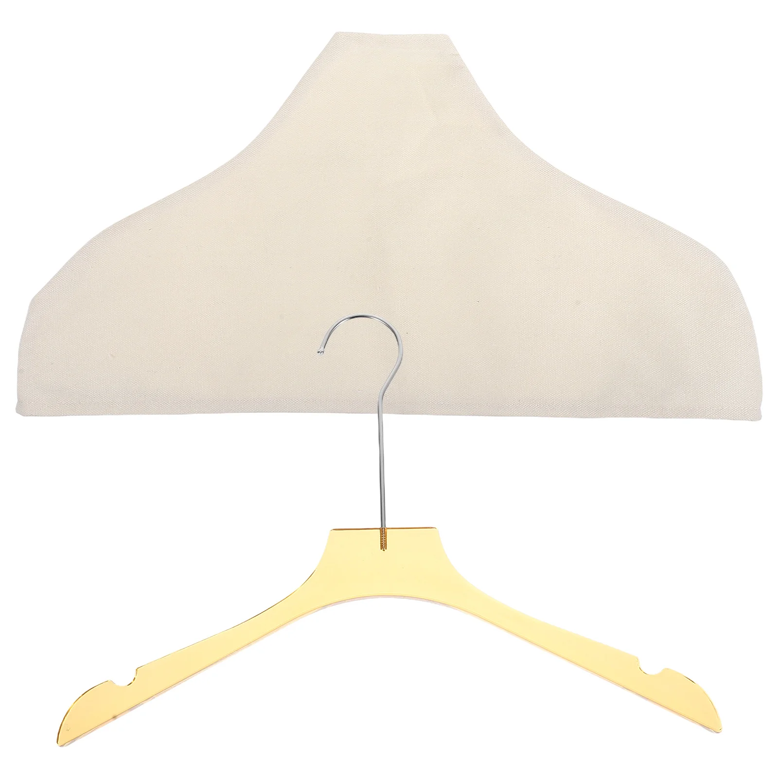 

1 set 1 Set Anti-Slip Hanger Fabric Covers For Clothes Shop Dress Protector Washable Dustproof Closet Organizer Home Supplies