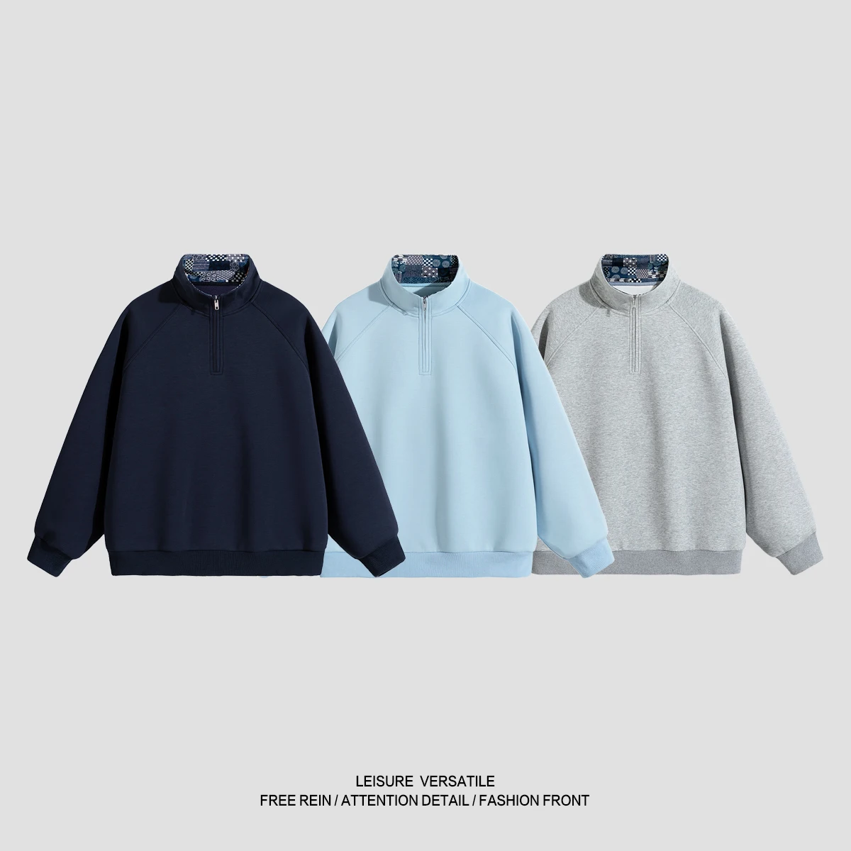 البلوز الذكور الشارع ارتداء Y2k ملابس طويلة الأكمام البلوز الحد الأدنى المتضخم الخريف الراحة تناسب أزياء رجالي عادية #5