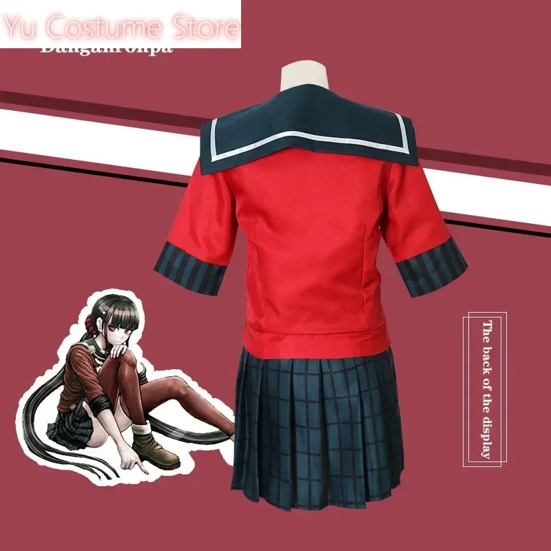 أزياء أنيمي دانغانرونا التأثيرية هاروكاوا ماكي أزياء تنكرية شعر مستعار للفتيات في المدارس زي دانغان رونبا أزياء الهالوين مجموعة أزياء يو