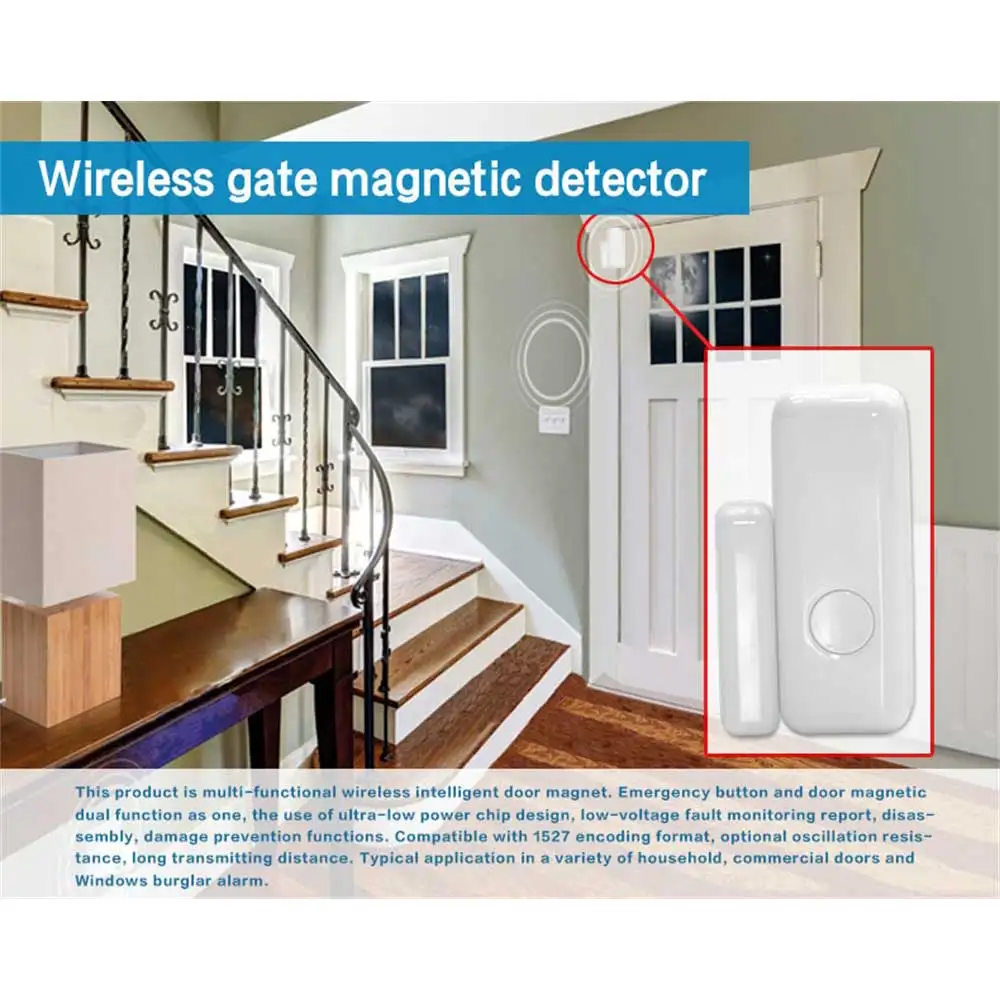 Imagem -03 - Controle Remoto Despertador Eletrônico Sensor Impermeável Anti-interferência rf 67r 433mhz