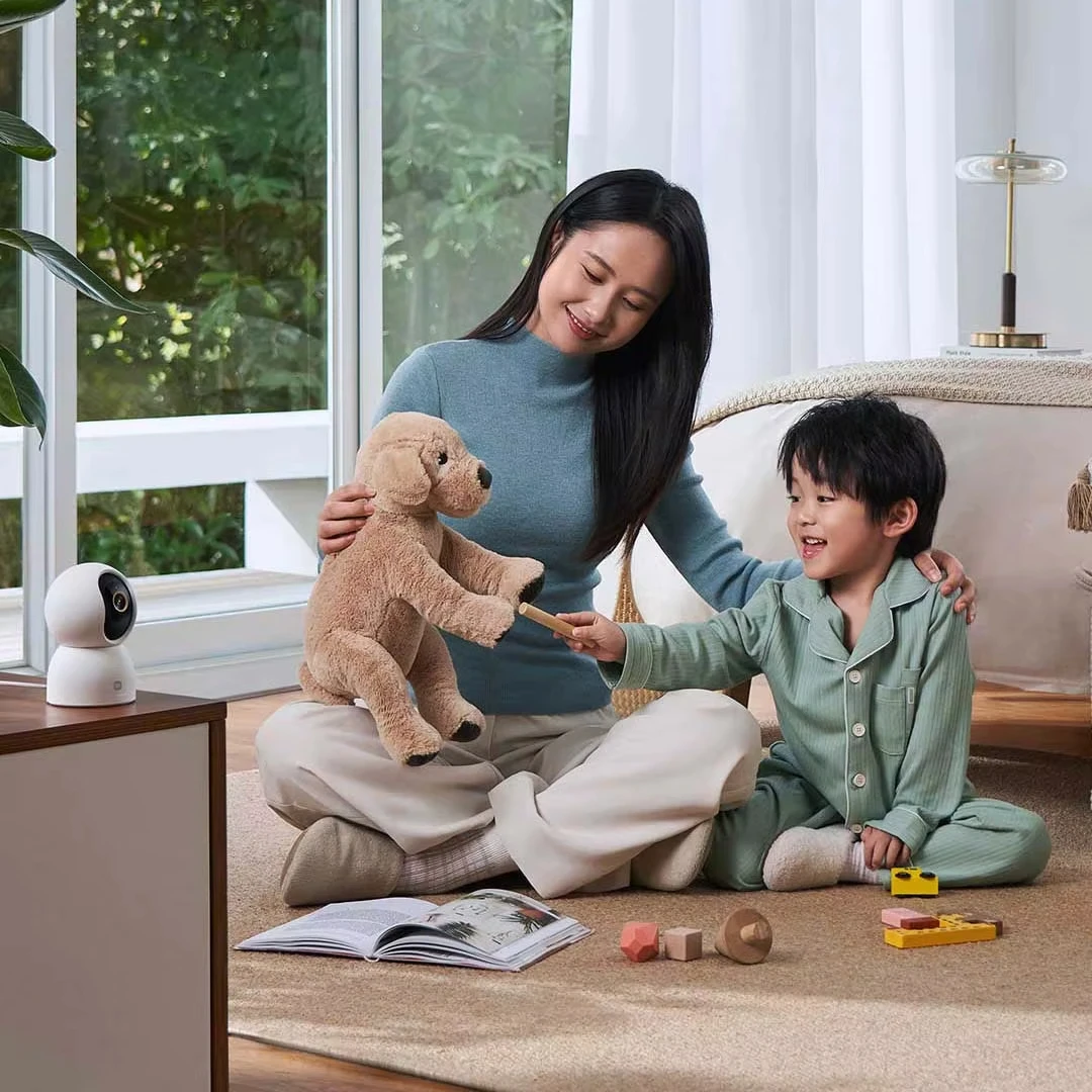 Xiaomi Smart Camera 4 Wi-Fi dual-band 6 8MP 4K HDR Monitoraggio AI Visione notturna Audio bidirezionale ​   Telecamera per animali domestici con baby monitor per la sicurezza domestica
