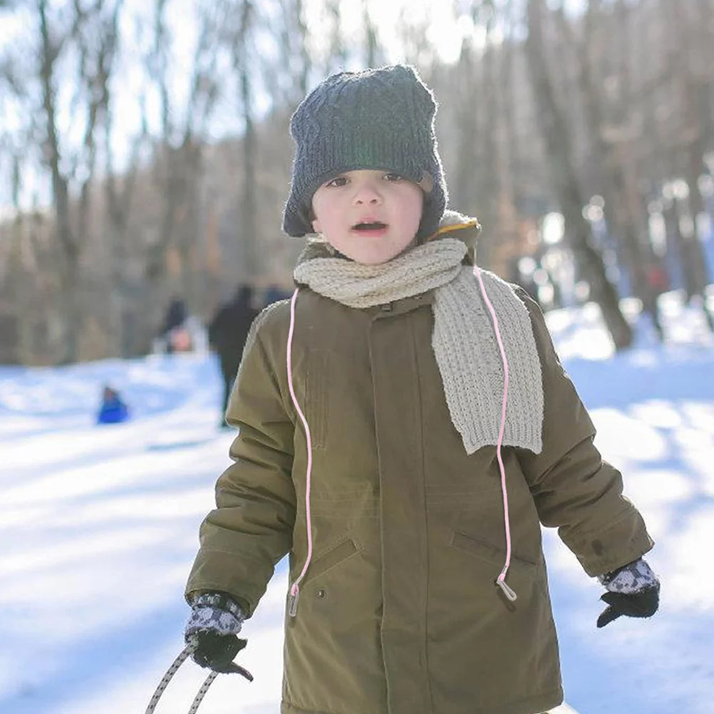 

4 шт., ремешок для лыжных перчаток, держатель для перчаток с защитой от потери, легкие износостойкие зимние перчатки, веревка, ремешок для перчаток с защитой от потери