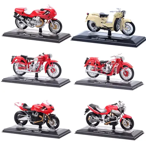 1/24 Scale Tiny Moto Guzzi Airone Sport Zigolo Falcone Breva V1100 Daytona 1000 Galleto 192 Motorcycle Models Starline Bike Toy