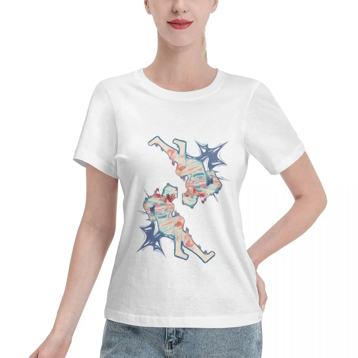 Must Have Vintage Animal Friends Women's T-shirt Sensual Female Everyday Wear