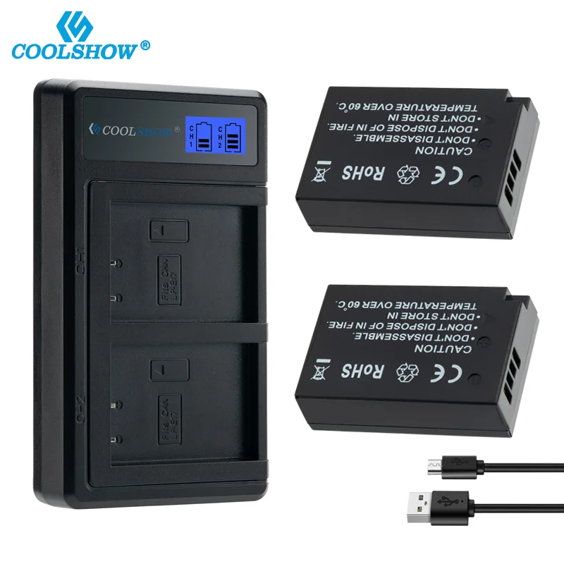 

LP-E17 Batteries Charger for EOS 77D 750D 760D 200D 800D 8000D Rebel T6i T7i T6s Kiss X8i LP E17 1300mah Camera Battery