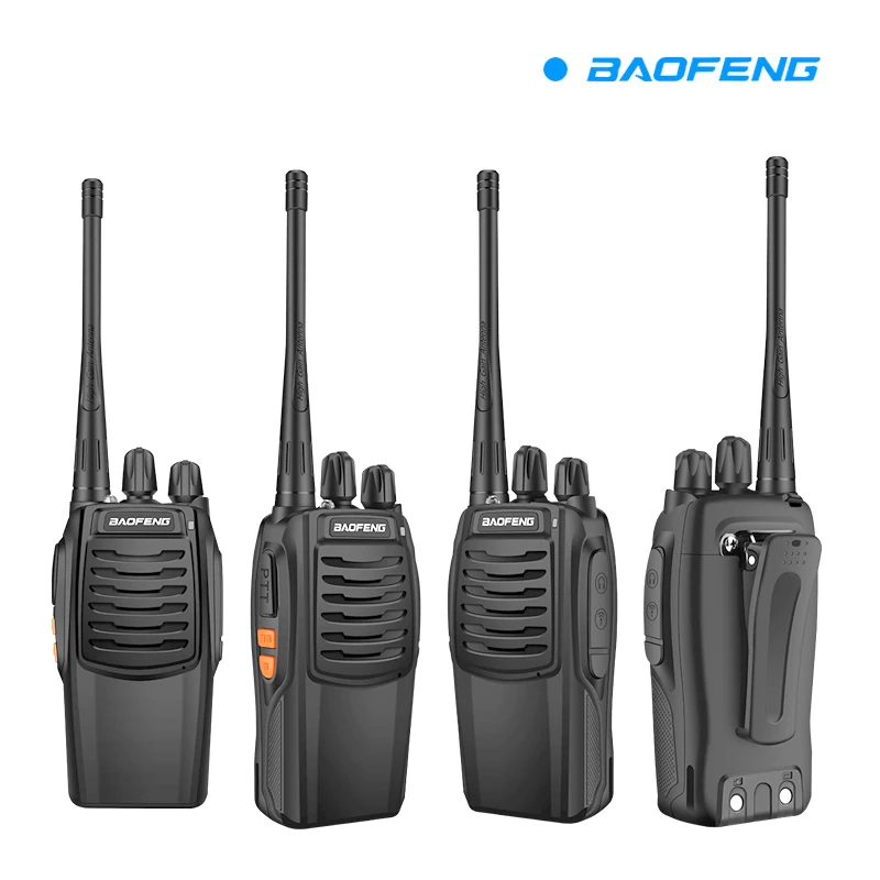 2PCS 원래 Baofeng BF-C1 워키 토키 5W 양방향 라디오 휴대용 라디오 5KM UHF 400-470MHZ 송신기 FM 송수신기