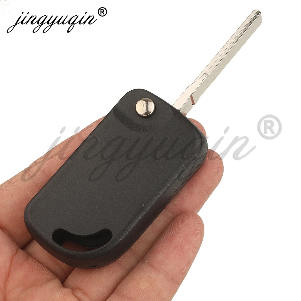 jingyuqin 5/10 Stück für VW VOLKSWAGEN Audi HU66 Transponder Klapp-Autoschlüsselgehäuse, leerer Ersatz-Autoschlüsselkasten für Brasilien-Marken – Detail 3