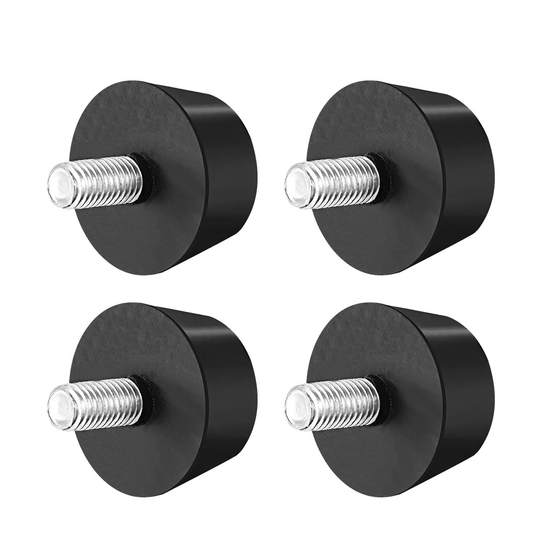 4Pcs M8x30mm M10x20mm Male Thread Rubber Shock Mounts Conical Vibration Shock Absorption Mount Damper Anti Vibration Isolator