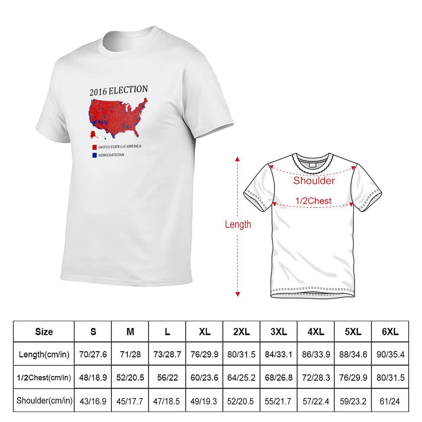 2016 Election / The Map Democrats Don't Want You To See T-Shirt sublime valentines clothes shirts men graphic