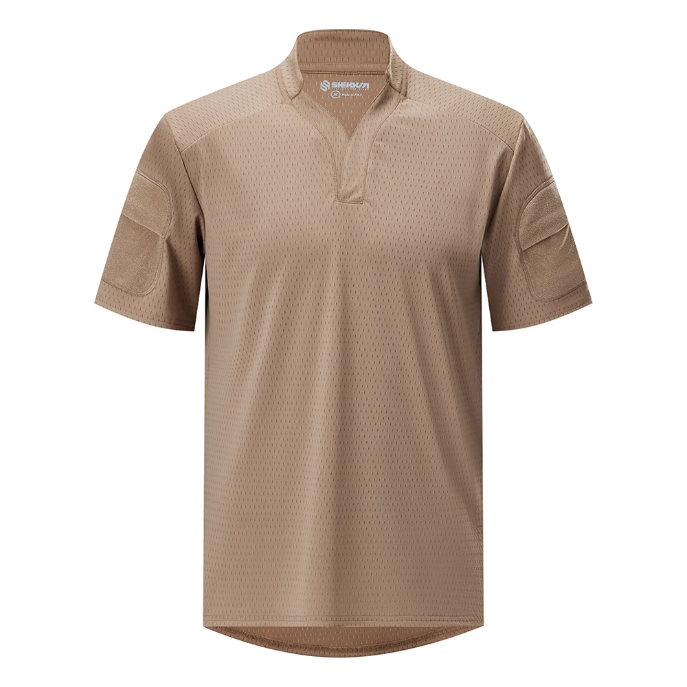 Hunting short-sleeved rugby shirt quick-drying tactical T-shirt outdoor sports