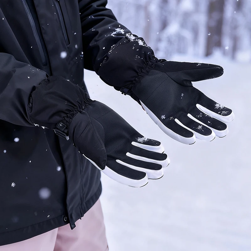 Nuovi guanti da sci antivento per uomo e donna Guanti da snowboard caldi e spessi per esterni Motociclismo Sport Ciclismo Autunno Inverno