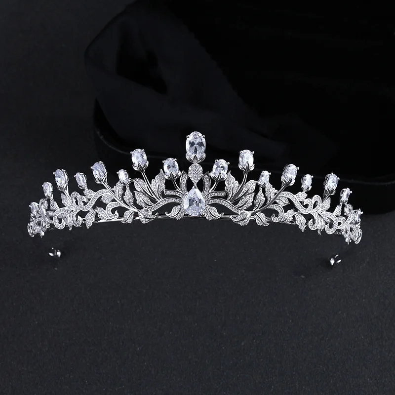 

New Gentle Jewelry Elegant Women's Headwear Crown Dress Accessories for Anniversary Party, Wedding Prom, Holiday Gift H-28