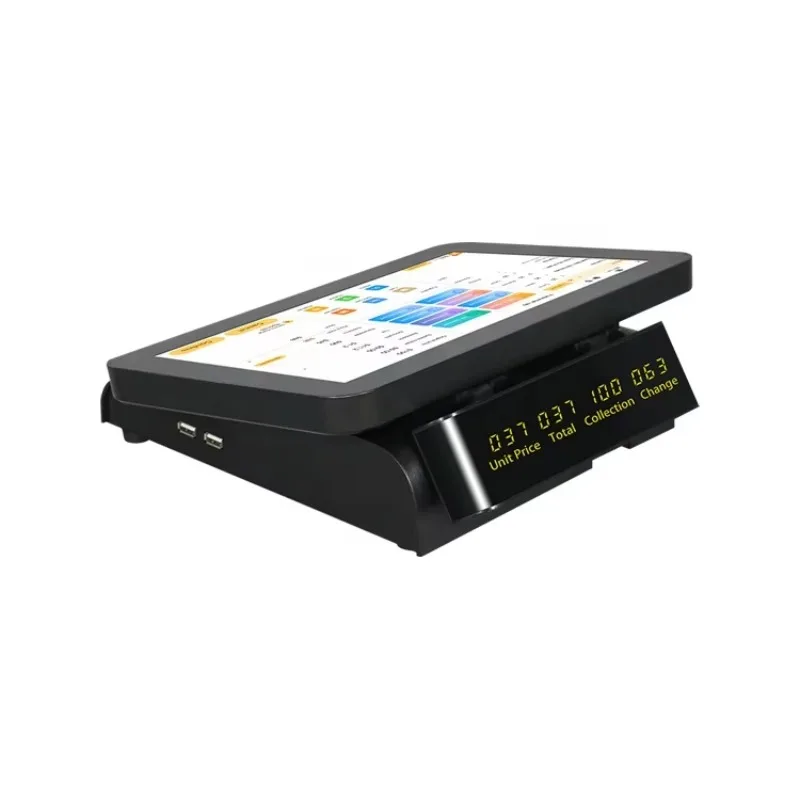 11.6 Inch Android Pos Terminal All-in-One Touch Screen POS Systems Cash Register Machine with USB Interface Printer New Product