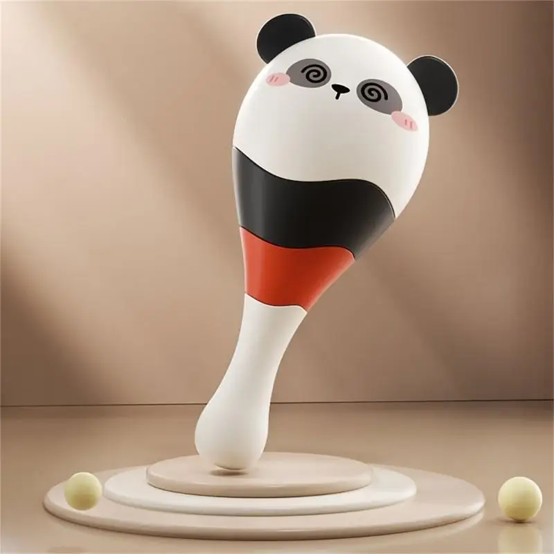 

97BC Panda Theme Baby Rattle Toy Set For Newborns Grasping And Head Lifting Exercises Enhancing Infant Sensory Development